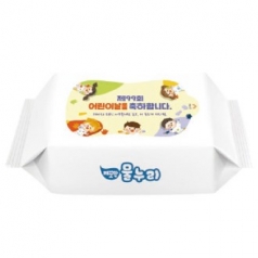 홍보용 전도용 물티슈 제작 45매 (라벨형)