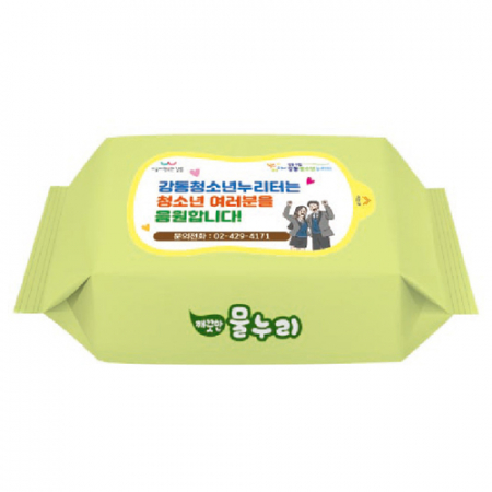 홍보용 전도용 물티슈 제작 40매 (라벨형) #7