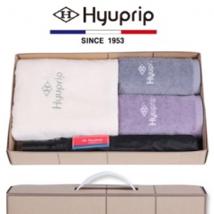 협립 코마 바스타올 1P + 세면타올 2P + 2단 늄 울트라 고밀도 우산 1P - 우산 타올 세트
