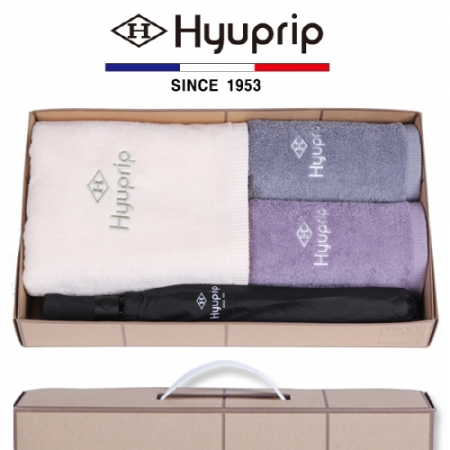 협립 코마 바스타올 1P +세면 타올 2P+2단 베이직 1P- 우산 타올세트 #2