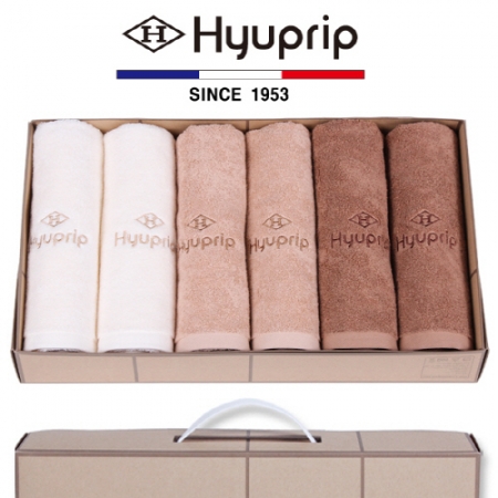 협립 40수 호텔 코마 세면타올 6P - 타올 세트 #2