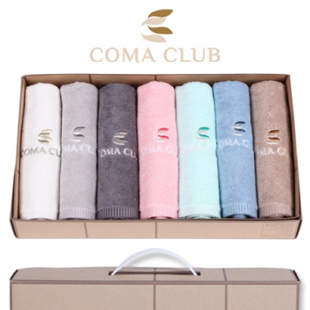 코마 클럽 솔리드 세면타올 7P - 타올 세트 #2