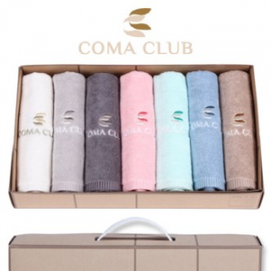 코마 클럽 솔리드 세면타올 7P - 타올 세트