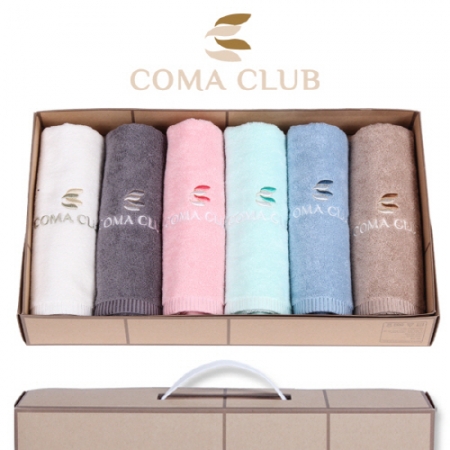코마 클럽 솔리드 세면타올 6P - 타올 세트 #2