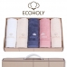 작은이미지: 에코홀리 스티치 40수 190g 세면타올 5P - 타올세트 #2