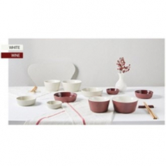 그라프 홈세트 14P (화이트+와인)