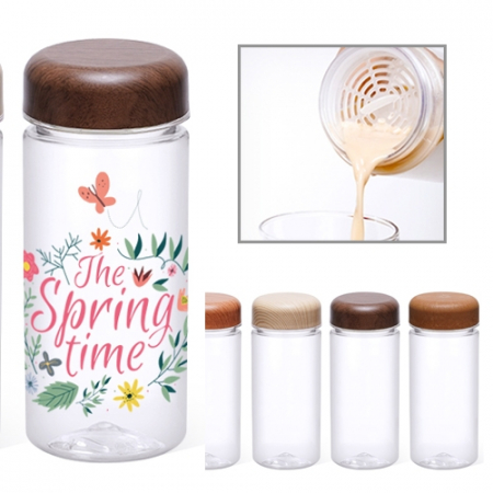 (H-138) 트라이탄 우드 쉐이커 오보틀 350ml / 냉온가능 / 선식.쉐이커 가능 #2