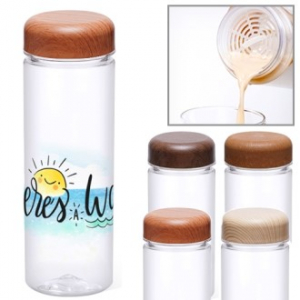 (H-139) ) 트라이탄 우드 쉐이커 오보틀 500ml / 냉온가능 / 선식. 쉐이커 가능 /