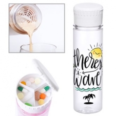 (H-141) 트라이탄 알약 쉐이커 오보틀 700ml / 냉온가능 / 선식.쉐이커 가능 / 대용량 보틀