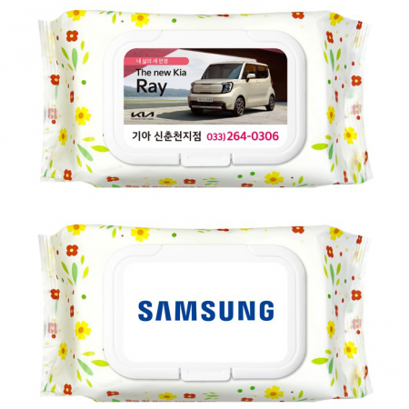 천연펄프 종이 물티슈 80매 55g 캡형 #3