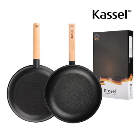 카셀 하이브리드 (Hybrid) 인덕션 (IH) 휠우드 티 타늄 프라이팬 24cm #3