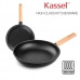 작은이미지: 카셀 하이브리드 (Hybrid) 인덕션 (IH) 휠우드 티 타늄 프라이팬 24cm #2