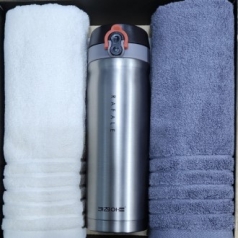 다니엘 타올 2P / 키친아트 골드메탈 텀블러 500ml 1P (3종)