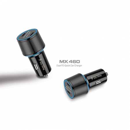 엑스트라 MX460 초고속 듀얼 PD 차량용 충전기[PD 케이블 전용 / max-47W] #2