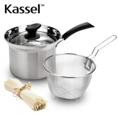 카셀 클레식 (IH) 인덕션 스텐 국수 냄비 18CM