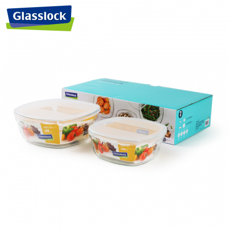 글라스락 강화 사각렌지볼 중소 2조 #2