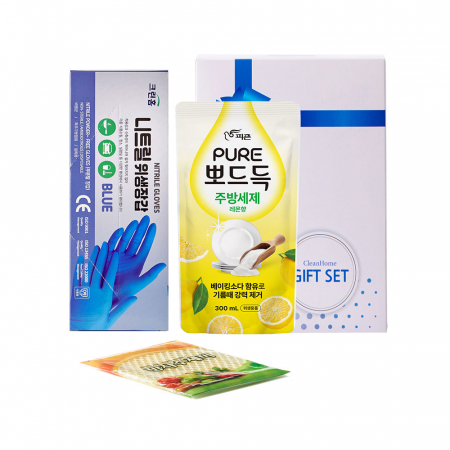 퓨어 니트릴위생장갑 수세미(3종) #2
