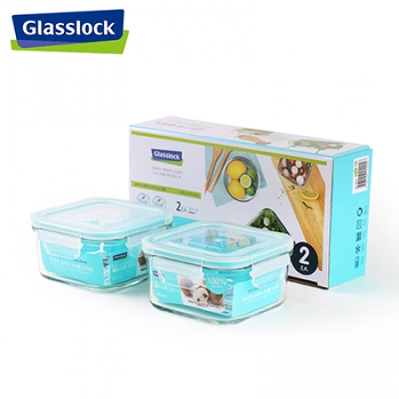 GL 클래식 정사각 밀폐용기 490 2조세트 #2