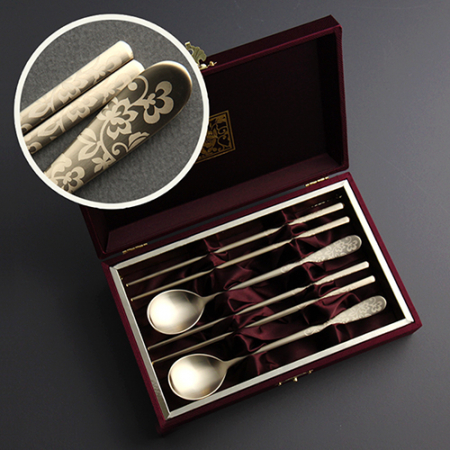 아이비 골드 2인수저세트 (국내생산304스텐) #2