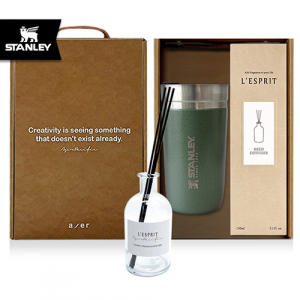 레스쁘리 고급 우유병 디퓨저 세트 SS (디퓨저 BASIC 150ml + 스탠리 고 진공 텀블러)
