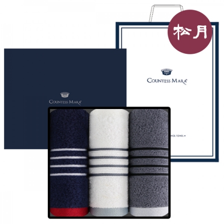 [송월타올]C.M 포라인 타올 풀패키지 3매입 세트 + 쇼핑백 #2