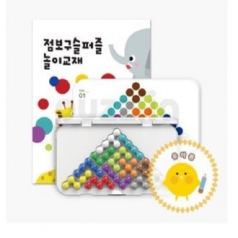 KC549 실버라이프 보건소전용 점보 구슬퍼즐 삼각 치매 예방 세트 1