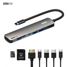 맥로이드 USB-C타입 HDTV 멀티 어댑터