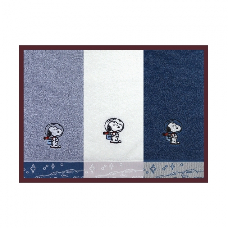 [송월타올]스누피 스페이스40 수건세트 타올 3P 수건세트, 기념수건 #2