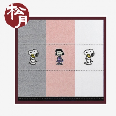 [송월타올]스누피 프렌즈40 타올 3P 수건세트, 기념수건 #2