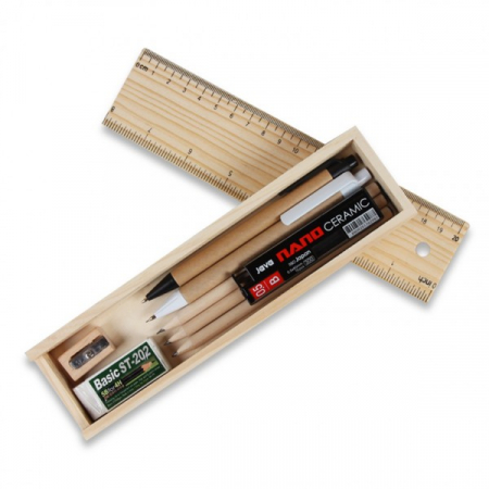 오라이프 나무 필통 문구 6종 세트 204호 #2