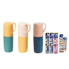 에클리츠 하트 칫솔통 칫솔 치약 양치컵 칫솔 케이스 키즈 세트