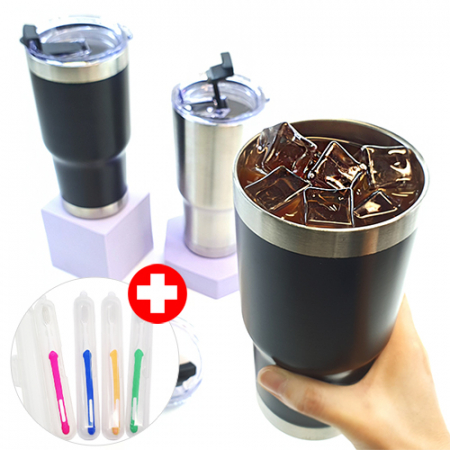 심플 ST 이중진공 스텐 텀블러 600ml [사은품증정] #4