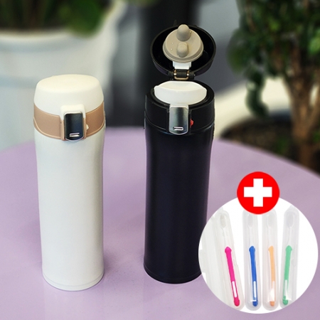 심플 ST 보온보냉 원터치락 보온병500ml [사은품증정] #3