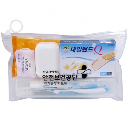 PVC 고리 파우치 여행용세트 10호 (7종) #3
