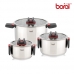 작은이미지: [보랄] 접이식 스텐 냄비 세트6P #2