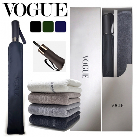 보그2단 로고자수 우산 +백화점 타올 (140g) 세트 #2