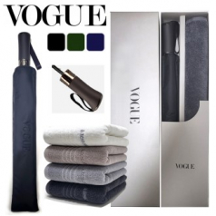 보그2단 로고자수 우산 +백화점 타올 (140g) 세트