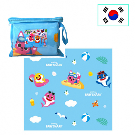 핑크퐁 아기상어 피크닉매트, 미니매트, 돗자리, 아기상어 지퍼형, 어린이선물 #4