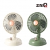 작은이미지: 지니큐 미니 스탠드 선풍기, 자동 회전형 사무실 책상탁상용 감성바람 엔틱 미니무선 캠핑선풍기 FN-800M #2