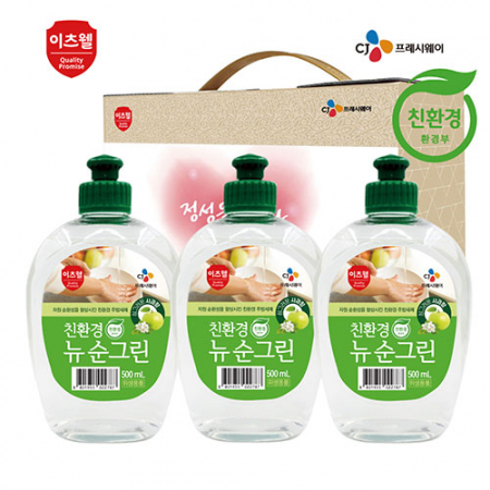 CJ 친환경 뉴순그린 용기 주방세제 세트 등 #5