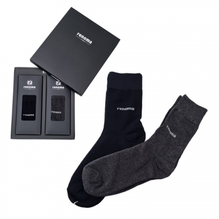 레노마 남성 양말 무지 2족 세트 #2