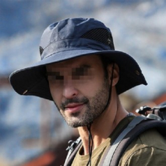 벙거지 메쉬 캠핑 모자