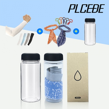 플씨드 아쿠아 쿨토시 1P + 아이스 쿨스카프 1P + 아이스 보틀 350ml 1P 세트 #2