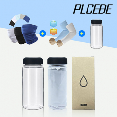 플씨드 무지 쿨마스크 +고급 밴딩 쿨토시 세트 +보틀350ml