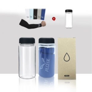 플씨드 스포츠 쿨토시 1P + 아이스 보틀 350ml 1P 세트