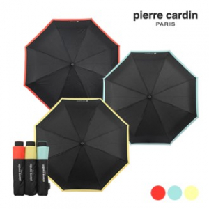 피에르가르뎅 3단 컬러보더 수동 우산
