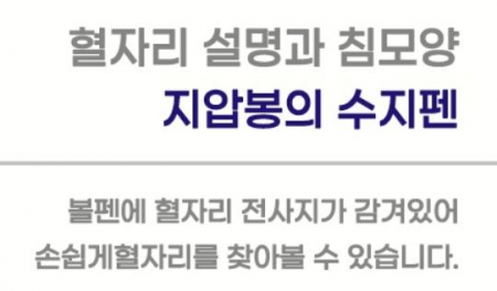 웰빌 수지침 펜 // 국산 #3