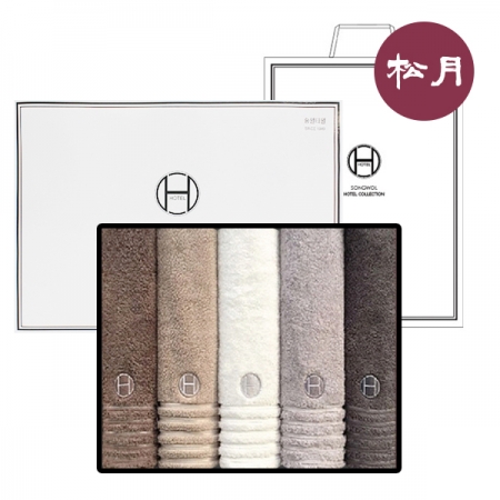[송월타올]H라인 프리미엄 호텔컬렉션 테스 타올 5매 세트 4 #2