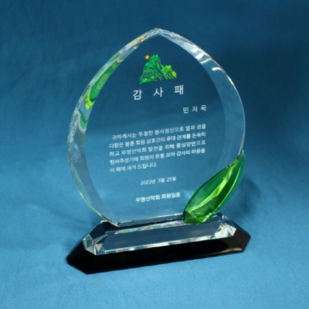 [상패] 새싹 투톤상패 hs-06 #3