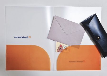 [주문제작] 투포켓 화일 (날개형) 0.25T #2